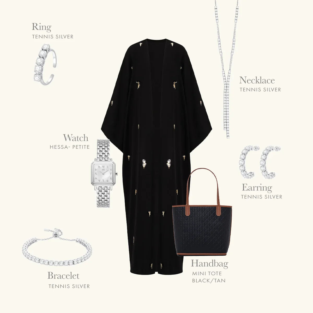 Elegant Sliver Bracelet With Sapphire White Gemstones.